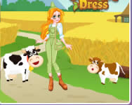 Caitlyn dress up farm Bratz HTML5 jtk